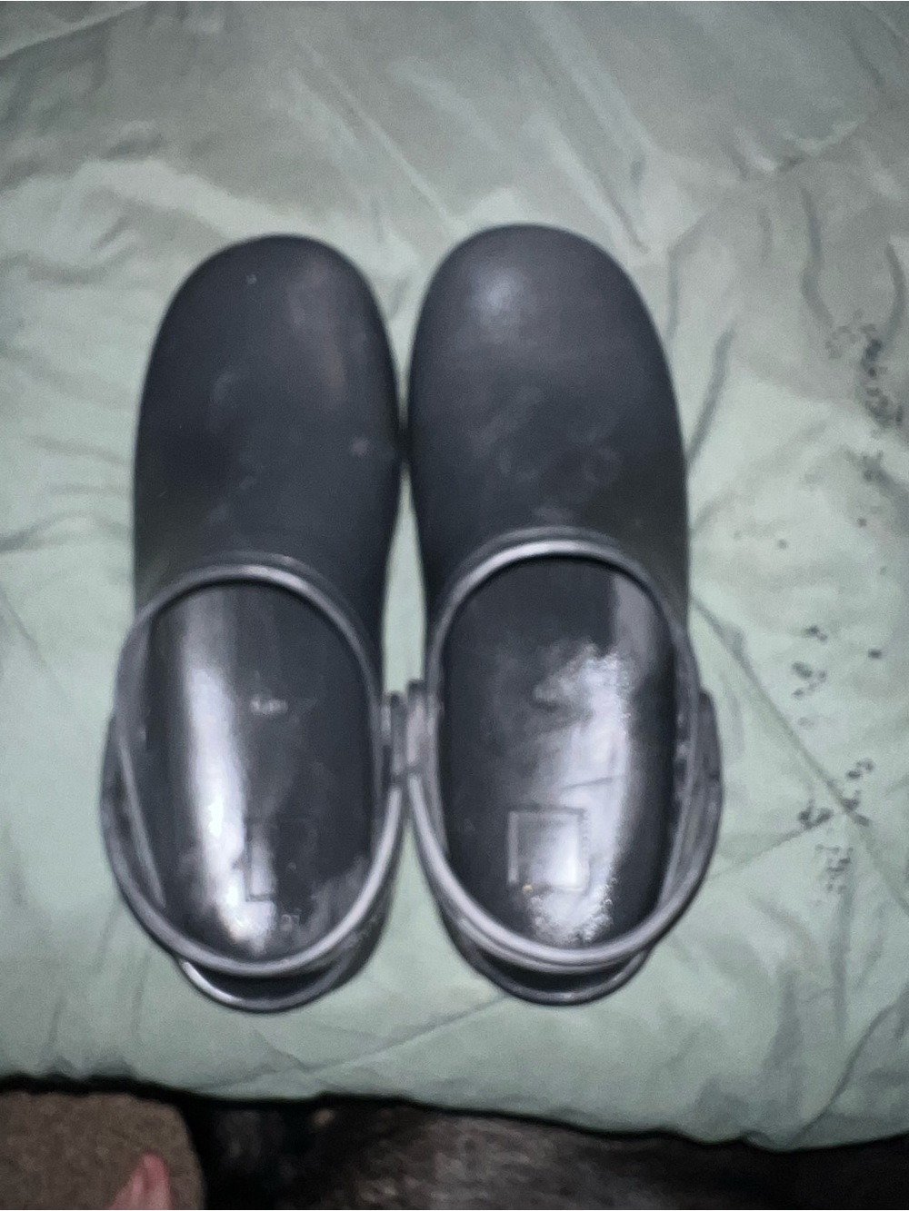 Classic Black Slip-On Clogs
